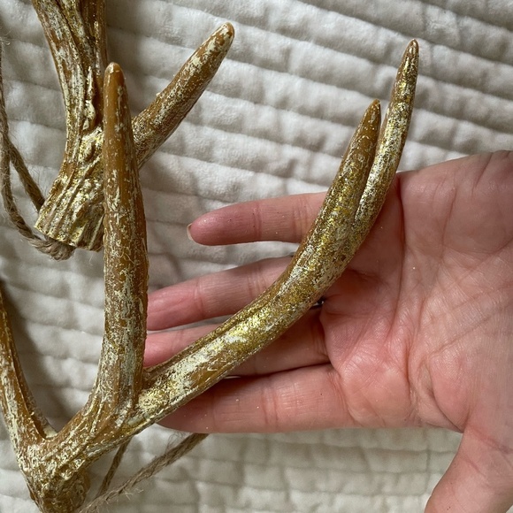LOT OF 4 RESIN SHATTER PROOF DEER ANTLERS APPROX 9" - Picture 8 of 10